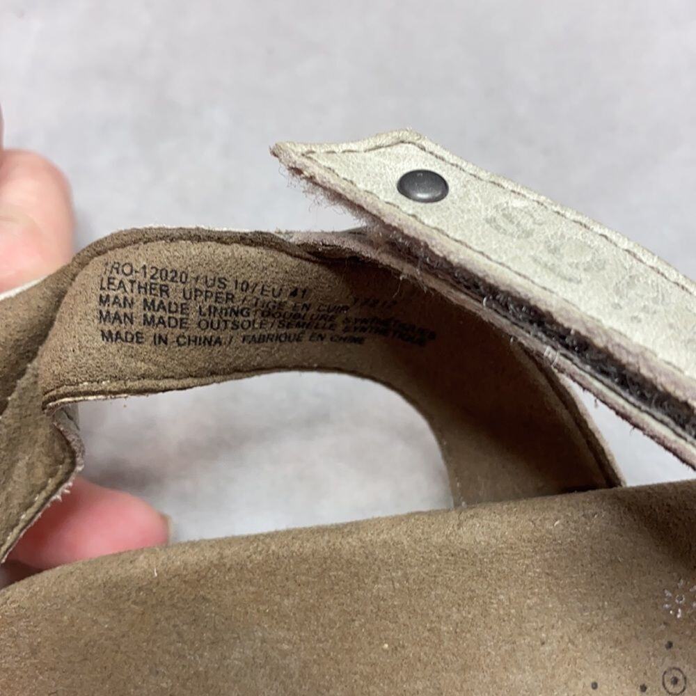 Taos Footwear Leather Double T-strap Sandal 10 - Picture 11 of 12